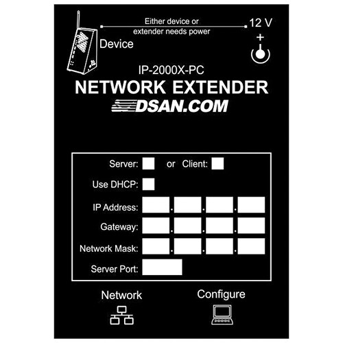 DSan IP 2000X-PC Network Extender For Perfect Cue