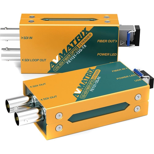 AVMATRIX 12G-SDI Fiber Optic Extender