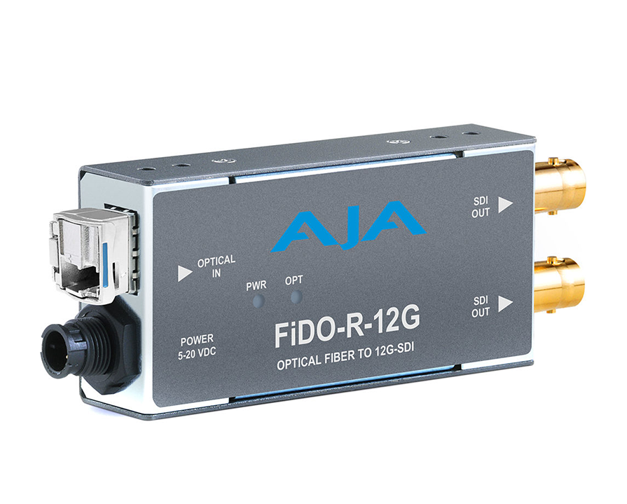 Aja FIDO R-12G Fiber Receiver