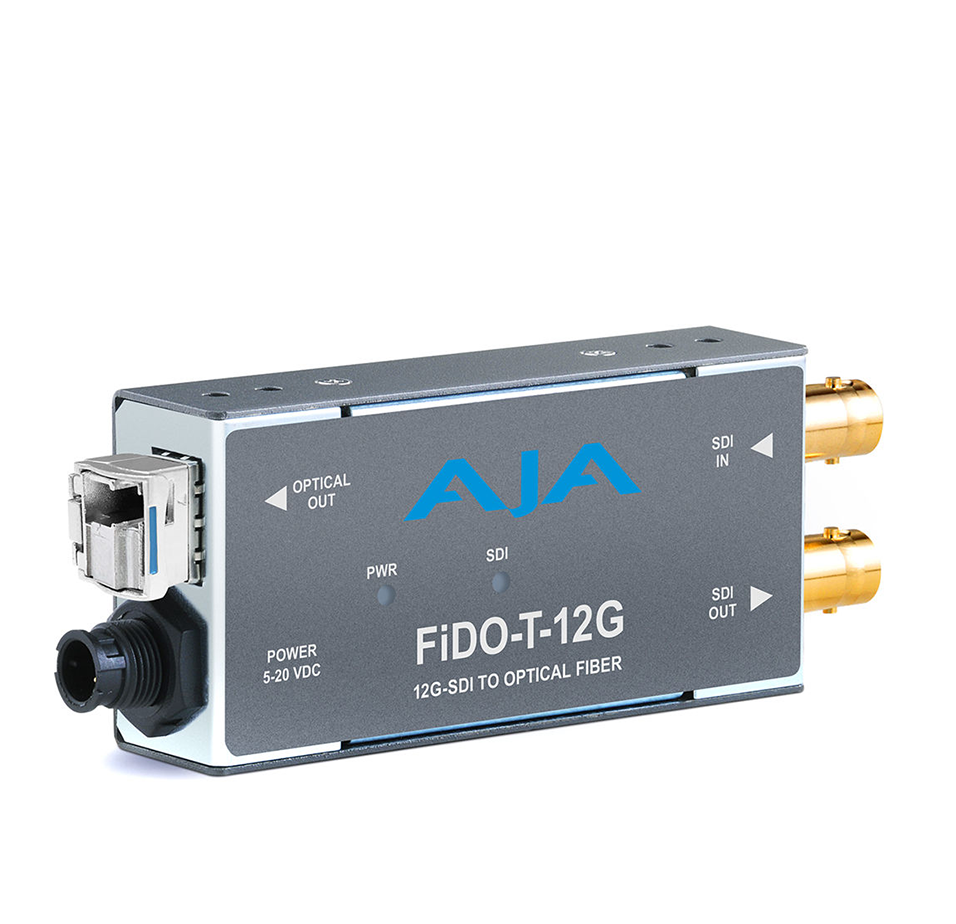 Aja FIDO T-12G Fiber Transmitter